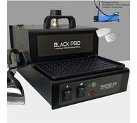 Ferro da stiro professionale con caldaia in Acciaio anticorrosione da 2,3 litri Black Pro Dimensioni 25x37x21 Made in Italy garanzia due Anni Stilcasa-Michelini