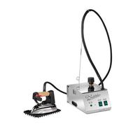 Ferro da Stiro professionale DIANA completo di ferro da stiro caldaia 1,2 litri 1 ora autonomia stiratura doppia valvola di sicurezza inox lucido