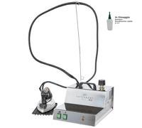 Ferro da Stiro professionale Vapor baby ECO inox completo di ferro da stiro 1,4 Litri - 2 Ore di stiratura valvola regolabile. doppia valvola di sicurezza cromo