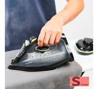 ferro da stiro senza fili a vapore verticale orizzontale 2 in 1 2400w 20-30 g/m
