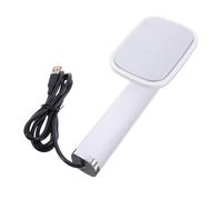 Ferro da Stiro USB Mini Portatile a Mano per Abiti e Tessuti | Impugnatura Ergonomica, Pannello in Lega di Alluminio, Bianco, per Ufficio e Soggiorni in Hotel
