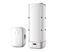 Ferro da stiro verticale pieghevole, automatico e senza fili, con clip antipiega, for vestiti e tessuti, cura con un solo tasto