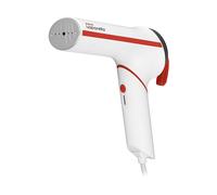 Polti Vaporella Vertical Styler GSM50R, Ferro da Stiro Verticale Portatile con Manico Pieghevole, Riscaldamento in 30 Sec, Bianco e Rosso