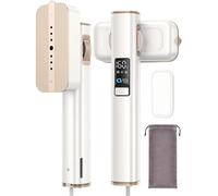 Ferro da Stiro Verticale Stiratore - Viaggio a vapore portatile steamer vestiti il migliore con aspirazione orizzontale, Anticrepa & Rapido, Ideale per Casa & dimensioni,Regolabile, Impermeabile