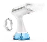 Ferro da Stiro Verticale, Stiratrice Verticale 1500W, Ferro a Vapore da Viaggio, Stiratore Verticale Portatile con 300ml Serbatoio Acqua, Riscaldamento Rapido 20s, Rimozione Rapida Delle Pieghe