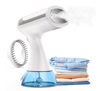 Ferro da Stiro Verticale, Stiratrice Verticale 1500W, Ferro a Vapore da Viaggio, Stiratore Verticale Portatile con 300ml Serbatoio Acqua, Riscaldamento Rapido 20s, Rimozione Rapida Delle Pieghe