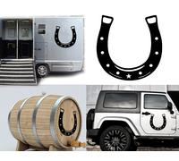 Ferro Di Cavallo, Adesivo In Vinile Versione STAR Big Size