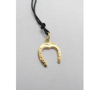 Ferro di Cavallo : Ciondolo in Oro Giallo 18 Kt (750) - Pendente Portafortuna -
