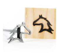 Ferro di marca Horse Head - Ferri da branding personalizzati, per occasioni speciali, ferro da branding caldo, metodo di marca facile da usare, forgiato a mano personalizzato