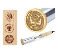 Ferro elettrico personalizzato per branding, timbro in metallo personalizzato per carne, pelle e torte, 300 W, 220 V, ferro da stiro a legna per regali di nozze