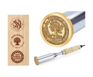 Ferro elettrico personalizzato per branding, timbro in metallo personalizzato per carne, pelle e torte, 300 W, 220 V, ferro da stiro a legna per regali di nozze