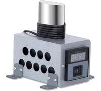 Ferro for piegare le costole della chitarra, temperatura regolabile 0-280 ℃ | Strumento for liutaio for chitarre in ferro for piegare il legno sul lato della viola del violino(Gray,Height 8cm)