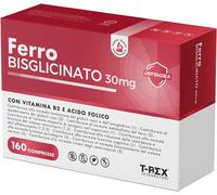 Ferro Integratore 30 Mg Con Acido Folico E Vitamina B2-160 Compresse - per Globu
