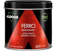 Ferro Integratore - 400 Compresse - Vitamina C, Acido Folico, B12