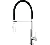 Ferro Libretto rubinetto da cucina verticale cromo-nero BLE4B