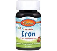 Ferro masticabile per bambini, 15mg Fragola - 60 compresse