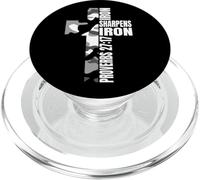 Ferro mimetico bianco affila il ferro cristiano verso le coppie di Pasqua PopSockets PopGrip per MagSafe