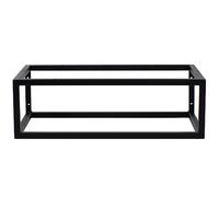 FERRO modern design Consolle da parete nera per lavabo, 60 x 35 x 19 cm, supporto per lavabo