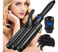 Ferro ondulato Ferro arricciacapelli 3 fusti bigodini 22 mm Strumento per lo styling 19389