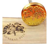 Ferro per marchio personalizzato per legno con timbro personalizzato per la lavorazione del legno Branding ferro artigianale by Design (7,6 x 7,6 cm)