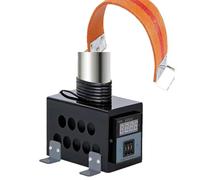 Ferro per piegare le costole della chitarra professionale con display digitale della temperatura, controllo costante del calore 0-280°C e protezione dal surriscaldamento per piegare il legno black