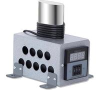 Ferro per piegare le costole per chitarra, violino, violoncello, temperatura regolabile 0-280 ℃ Strumento professionale per piegare il legno per liutaio(Grey,Height 8cm)