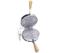 Ferro per pizzelle elettrico in alluminio ferratelle neole a ventaglio sottili abruzzesi