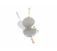 Ferro piastra stampo elettrico cialde sottili 3 pezzi biscottiera dolci ostie