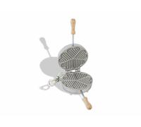 Ferro piastra stampo elettrico modello cuori 5 pezzi biscottiera dolci tradizion