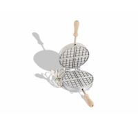 Ferro piastra stampo elettrico modello profondo quadrato biscottiera dolci tradi