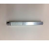 FERRO QUADRO AD ESPANSIONE ZINCATO BIANCO 8X65 mm PER MONTAGGIO DI MANIGLIE O POMOLI SU PORTE BLINDATE O SU SERRATURE Q8, SECUREMME LUNGHEZZA mm65