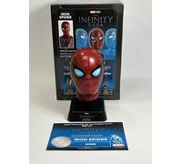 Ferro Ragno Maschera The Infinito Saga Avengers 18cm Poliresina Prop Su Stand