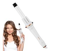 Ferro raro automatico, ferro arricciacapelli wireless 3 temperature: ferro rotante a 360 gradi per capelli corti, e lunghi, strumento di styling a riscaldamento rapido