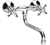 Ferro Retro rubinetto da cucina a parete cromo XR5