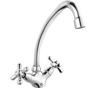 Ferro Retro rubinetto da cucina verticale cromo XR4