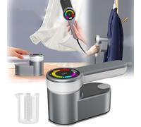 Ferro Stiro A Vapore, Ferro Viaggio Piastra Vapore Portatile 1200W Ferro Viaggio Per Abiti Vaporizzatore Per Indumenti Portatile Con Serbatoio Acqua 120ML Con Display E 6 Modalità Ferro Stiro Vapore