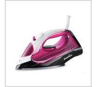 FERRO STIRO PIASTRA ACCIAIO INOX 2000W VAPORE SECCO SPRAY SERBATOIO 350 ML ROSA