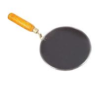 ferro Tawa Con Manico In Legno Roti chapati Utensile da Cucina Pan Casa Hotel Cucina 10 Pollici