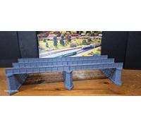 Ferro Travi Ponte Calibro di Oo 800mm Doppio Pista Model Railway Train 1:76