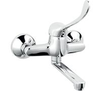 Ferro Vasto Medico rubinetto per lavabo a parete cromo BVAM3