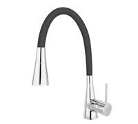 Ferro Zumba II rubinetto da cucina verticale cromo-nero BZA42B