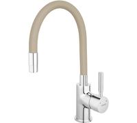 Ferro Zumba rubinetto da cucina verticale cromo-beige BZA4P