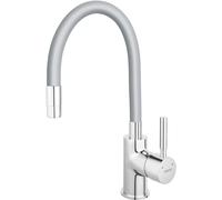 Ferro Zumba rubinetto da cucina verticale cromo-grafite/grigio BZA4S