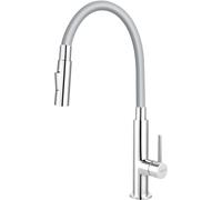 Ferro Zumba Slim 2F rubinetto da cucina verticale cromo-grafite/grigio BZA43S