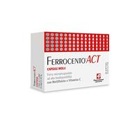 Ferrocento® ACT Integratore Alimentare per Carenze nutrizionali di Ferro, Acido Folico, Vitamina C - Ottimale per Donna in Gravidanza e Allattamento - Ferro microincapsulato con ottima tollerabilità