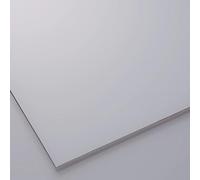 FERROELETTRA Lastra Policarbonato Trasparente - Lastra Policarbonato e Pannelli Policarbonato per Fai da Te - Vetro Sintetico Trasparente e Bianco (1, Bianco Opalino, 50x50cm - Spessore: 4mm)