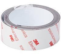 Ferroflex® 25mm Largo 3 M Di Autoadesiva E Lucida Striscia Ferrosa Bianca Per Pareti, Ufficio, Casa E Creazione Di Magneti Di Superfici Istantanei Attiveranno A - 1 Metro Di Lunghezza