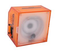 Ferrofluid Sound Visualizer Altoparlante Smart Sensing Fluido Magnetico Altoparlante Bassi Potenti per Decorazioni per la Casa Ufficio Feste Raccolta Plastica 4,5 X 4,5 X 3,7 Pollici (ORANGE)