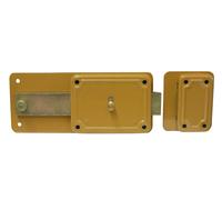 SERRATURA FERROGLIETTO 'P-CF' P50 -5 mand.E50 Dx scroc.45°incorp. 2 PZ