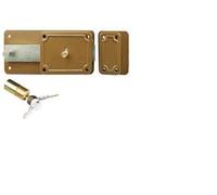 SERRATURA FERROGLIETTO 'P-CF' P60 - 6 mand.E60 Dx solo catenaccio 2 PZ